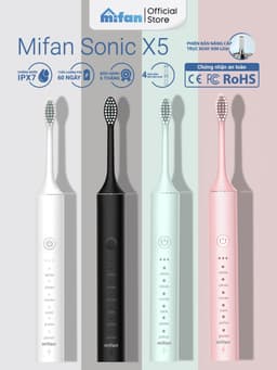 Thumbnail Bàn Chải Điện MIFAN Sonic X5 - Máy đánh răng sóng âm công nghệ Đức - Tặng kèm 3 đầu thay thế 1