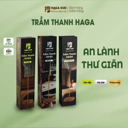 Thumbnail Trầm thanh Haga Cao cấp/Đặc biệt/Thượng hạng thơm ngọt trầm hương, thư giãn thoải mái - 16cm 44 cây 1