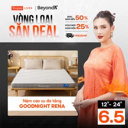 Thumbnail Nệm Cao Su Non Vua Nệm Goodnight Rena 10cm, Đệm Cao Su Non Hybrid Lớp Cao Su Thiên Nhiên 1