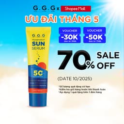 Thumbnail Kem Chống Nắng Phổ Rộng Dạng Serum SPF50+/PA++++ - G.G.G Transparent Sun Serum 50ml 1