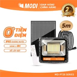 Thumbnail Đèn Led Năng Lượng Mặt Trời MODI SOLAR Siêu Sáng Chống Nước Loại 50W, 80W, 120W, 200W,300W, 400W 1