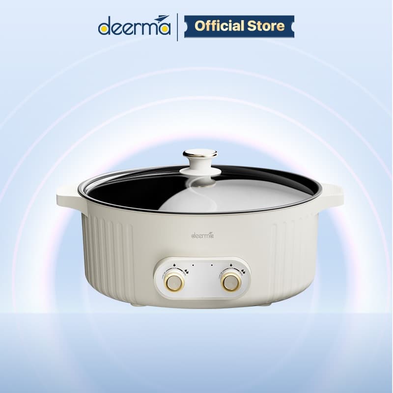 Ảnh Nồi lẩu điện đa năng 2 ngăn Deerma DG50W chống dính, dung tích lớn 6L công suất 2000W - Bảo hành 12 tháng 1