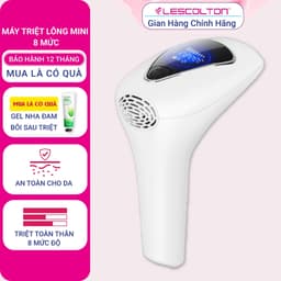 Thumbnail Máy triệt lông mini 8 mức, triệt toàn thân vĩnh viễn cầm tay Lescolton tẩy lông nách, lông tay, chân, lông Bikini 1