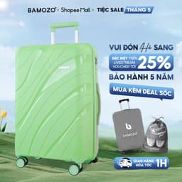 Thumbnail Hoả Tốc Vali Kéo Du Lịch Bamozo Nancy Size 28 Cao Cấp Nhựa PP Chống Vỡ 1