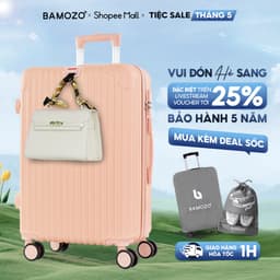 Thumbnail Vali Du Lịch Bamozo 8801 Size 20/24 Chất Liệu Nhựa ABS Bền Đẹp Bảo Hành 5 Năm 1