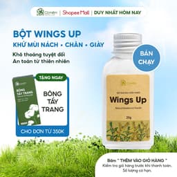 Thumbnail Bột Khử Mùi Wings Up Khử Mùi Hôi Chân Hôi Nách Giày Giảm Tiết Mồ Hôi Hôi Cỏ Mềm 25g 1