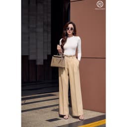 Thumbnail Áo thun MOLLYNISTA tay dài cổ tròn form basic chất vải thun cao cấp mềm dày dặn thoáng mát tôn dáng 2