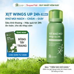 Thumbnail Xịt Khử Mùi Wings Up 24h Khử Mùi Hôi Nách Hôi Chân Giảm Tiết Mồ Hôi Và Ngăn Ngừa Vi Khuẩn Gây Mùi Cỏ Mềm 100ml 1