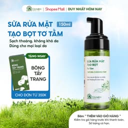 Thumbnail Sữa Rửa Mặt Tạo Bọt Tơ Tằm Dưỡng Ẩm Làm Sạch Sâu Cỏ Mềm 150ml 1