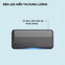 Thumbnail Pin sạc dự phòng Energizer 20000mAh/ 3.7V - 3 cổng sạc ra tiện lợi, tích hợp sạc nhanh hai chiều 4