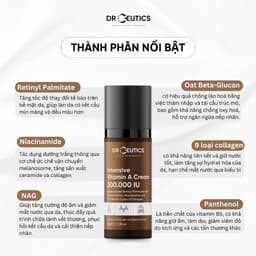 Thumbnail DRCEUTICS Kem Dưỡng Trẻ Hóa và Căng Mịn Da Chứa Vitamin A Intensive Cream 300.000 IU (35 g) 4