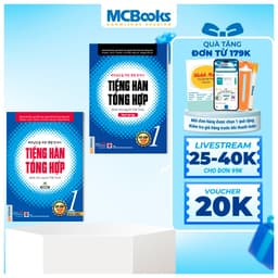 Thumbnail Sách - Combo Tiếng Hàn Tổng Hợp Dành Cho Người Việt Nam - Sơ Cấp 1 ( SBT + GTR) 1