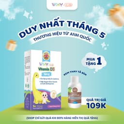 Thumbnail Vitamin D3 K2 Whykids Dạng Xịt Bổ Sung D3 K2 Cho Bé, Tăng Cường Hấp Thu Canxi Giúp Xương Chắc Khỏe 15ml 1
