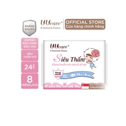 Thumbnail Băng vệ sinh UUcare Singapore Young Girl Siêu thấm ban ngày 24cm 8 Miếng/Gói 2