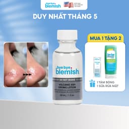 Thumbnail Chấm Đẩy Mụn Đầu Đen, Đầu Trắng, Bã Nhờn, Giảm Viêm Từ Tro Núi Lửa Bye Bye Blemish Volcanic Ash Drying Lotion 30ml 1