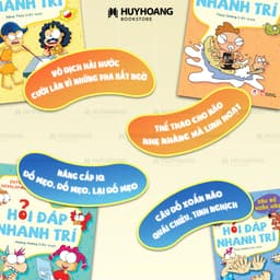 Thumbnail Sách Hỏi đáp nhanh trí, sách đố vui cho bé , hài hước, kiến thức rộng mở, giải tỏa căng thẳng cho bé 1