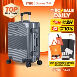 Thumbnail Vali Kéo MIAvn Pisani X9 - Size 20/24/28, Nhựa PC Cao Cấp Siêu Bền, Khoá Khung Bảo Mật, Bảo Hành Trọn Đời 1