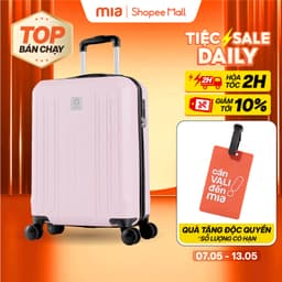 Thumbnail Vali Kéo MIAvn Du Lịch Larita TANIA - Size S 20inch, Nhựa ABS Cứng Cáp Bền Bỉ, Khoá TSA, Bảo Hành Trọn Đời 1