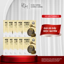 Thumbnail Combo 10 miếng mặt nạ BOM Honey & Milk Hydrating Water Mask Mặt Nạ Cấp Ẩm 25g - 8809721243114 1