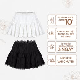 Thumbnail TUBYCATU | Chân váy alida white/ black skirt 1