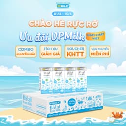 Thumbnail Sữa tươi UHT Đà Lạt True Milk VPMilk không đường hộp 180ml (thùng 48 hộp) 1