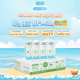 Thumbnail Sữa tươi UHT Đà Lạt True Milk VPMilk ít đường 180ml (thùng 48 hộp) 1