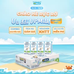 Thumbnail Sữa tiệt trùng VPMilk Grow+ hộp 110ml (thùng 48 hộp) 2