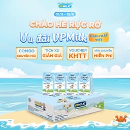 Thumbnail Sữa tiệt trùng VPMilk Grow+ hộp 110ml (thùng 48 hộp) 1