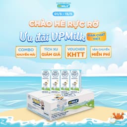 Thumbnail Sữa tiệt trùng VPMilk Grow+ hộp 180ml (thùng 48 hộp) 1