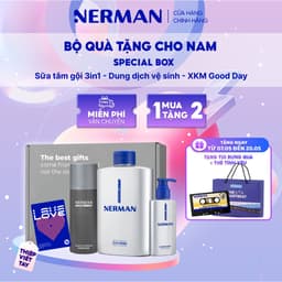 Thumbnail Bộ quà tặng cho nam DATING BOX Nerman - Sữa tắm gội hương nước hoa cao cấp 350ml & DDVS nam 100ml 3