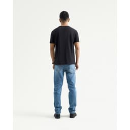 Thumbnail Áo Thun Ngắn Tay Vải Cotton Trơn Form Fitted - Routine 10F24TSS001CR1 2