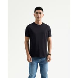 Thumbnail Áo Thun Ngắn Tay Vải Cotton Trơn Form Fitted - Routine 10F24TSS001CR1 1
