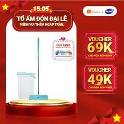 Thumbnail Bộ lau nhà MyJae thông minh Maxi 360 độ sợi Fiber lau sạch nhanh khô 125cm 1