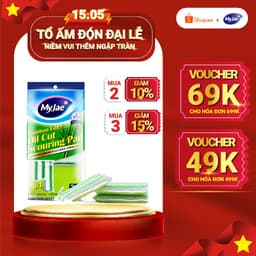 Thumbnail Miếng rửa chén đa năng sợi tre MyJae, miếng rửa chén chống xước 2 mặt, siêu bền đánh bay dầu bẩn 1