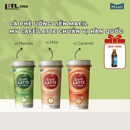 Thumbnail Cà phê Latte MAEIL Hàn Quốc uống liền pha sẵn tiện lợi tỉnh táo đủ vị dạng thùng 10 cốc 1