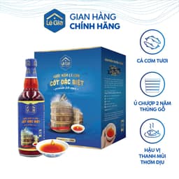 Thumbnail Set Tinh hoa ẩm thực biển 1 (Combo thùng 6 chai Nước mắm cốt đặc biệt Lê Gia thủy tinh 525ml) 1