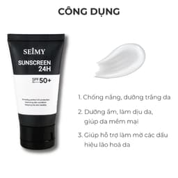 Thumbnail Kem chống nắng Seimy - Sunscreen 24h 40ml SPF 50+ 4