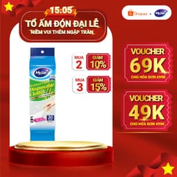 Thumbnail Khăn lau sợi tre MyJae lau chùi tiện lợi, đánh bay dầu mỡ 20cm x 25cm (30 Tờ/Bịch) 1