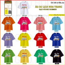 Thumbnail Áo Thun Trơn Nam Nữ Gạo House T-shirt 100% Cotton cao cấp, Áo Phông Nam cao cấp 3