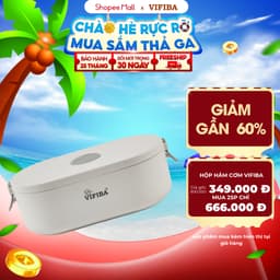 Thumbnail Hộp Cơm Cắm Điện Văn Phòng VIFIBA Hâm Nóng và Giữ Nhiệt, có 3 Ngăn, Tay Cầm Dễ Mang Đi 1