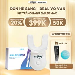 Thumbnail - Bộ Kit trắng răng tại nhà Smilee Max - Trắng răng từ 2 đến 6 tông sau 7 ngày, tùy thuộc vào cơ địa 1