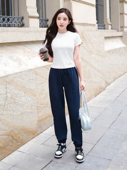 Thumbnail Quần jogger thể thao nữ Fitme ống rộng hỗ trợ tập gym yoga chạy bộ cao cấp 3