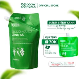 Thumbnail Túi Refill Gel Gội Thảo Dược Gừng Sả 1000g Ngăn Tóc Bết Dầu Cỏ Cây Hoa Lá 1