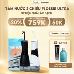 Thumbnail Tăm nước 2 chiều Flossie Ultra chính hãng.Vòi phun 2 chiều đầu tiên cho người niềng răng 1