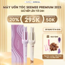 Thumbnail Máy uốn tóc làm xoăn tự động SeeMee lớp phủ gốm sứ bảo vệ tóc tạo kiểu đường kính 32mm 1