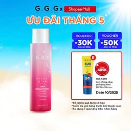 Thumbnail Toner Hồng PHA Peel Da Dịu Nhẹ Sáng Da G.G.G Wonder Glow PHA Brightening Toner 150ml 1