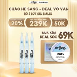 Thumbnail Bộ 3 bút gel làm trắng răng Smilee dùng cùng bộ kít trắng răng Smilee Extra và Smilee Max 1