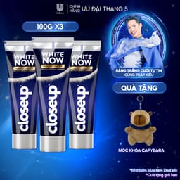 Thumbnail Combo 3 Kem đánh răng Closeup White Now - Trắng Bật Tông 3X TỨC THÌ với Công nghệ Ánh Sáng Xanh 100g 1