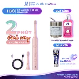 Thumbnail Bộ bàn Chải Điện P/S Sonic Expert Chuyên Gia Sóng Âm - Công Nghệ Sóng Âm, Chải Sạch Mảng Bám Tới 8X 1