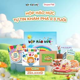 Thumbnail Hộp Háo Hức TỰ TIN KHÁM PHÁ 0-3TGiúp Bé Tự Tin Khám Phá Luyện Tập Sự Khéo Léo Kiên Trì Cho Bé 1